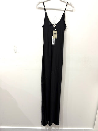L'Agence Black Satin maxi dress, 4