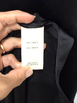 L'Agence Black Satin maxi dress, 4