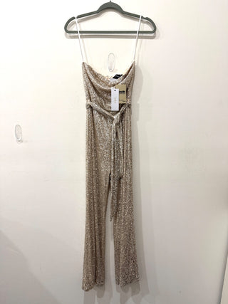 Aakaa strapless sequin jumpsuit, S