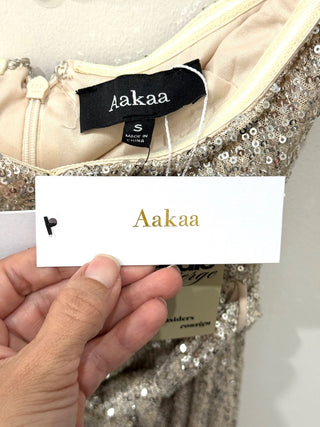 Aakaa strapless sequin jumpsuit, S