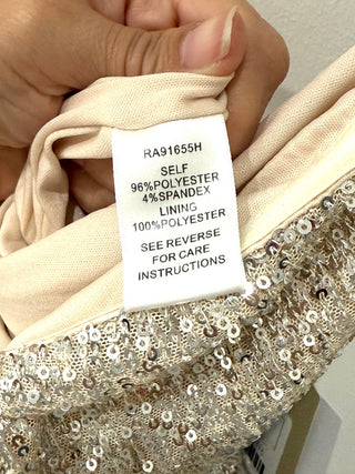 Aakaa strapless sequin jumpsuit, S