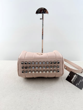 Alexander Wang blush pink leather bag with silver studs