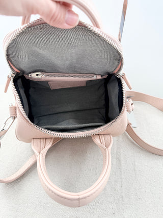 Alexander Wang blush pink leather bag with silver studs