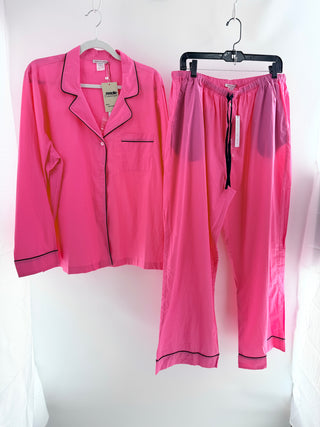 Frances Valentine matching pajama set top and pants, XL