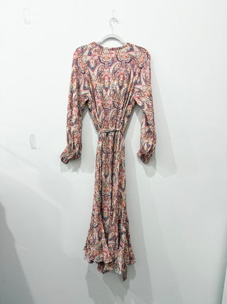 Cia Maritima pattern open long cover up, S