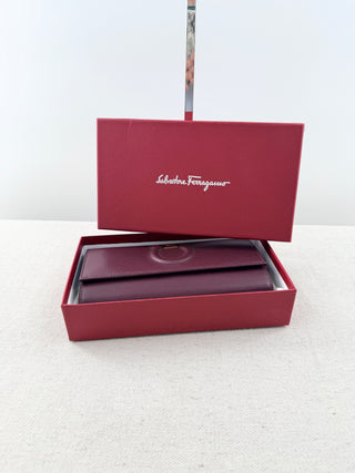 Ferragamo leather wallet gancini