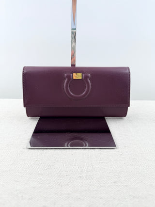 Ferragamo leather wallet gancini