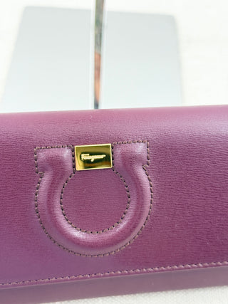 Ferragamo leather wallet gancini