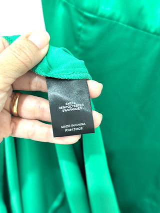 NBD Green maxi dress, S