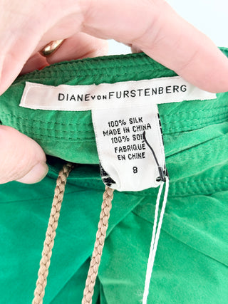 Diane von Furstenberg silk maxi skirt, 8