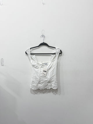 WeWoreWhat eyelet sleeveless top, 2