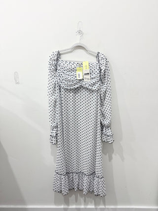 Bananhot josie polka dot shirt and skirt, top S / bottom XS