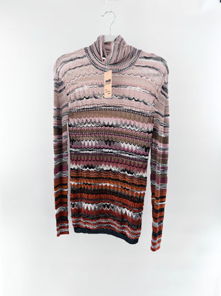 Missoni metallic thread knit top, S