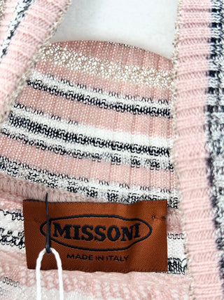 Missoni metallic thread knit top, S