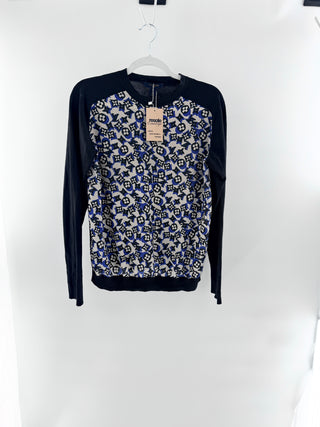 Louis Vuitton crewneck front logo sweater, M