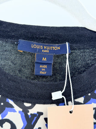 Louis Vuitton crewneck front logo sweater, M