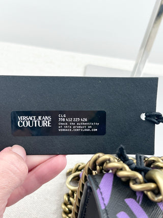 Versace jeans couture logo shoulder bag