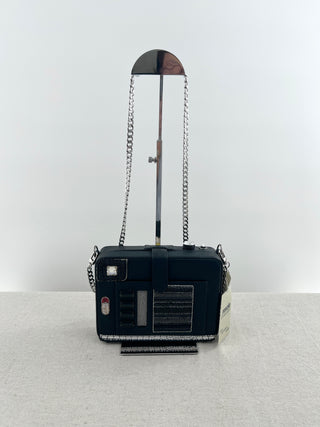 Mary Frances shoulder embellished bag with chain