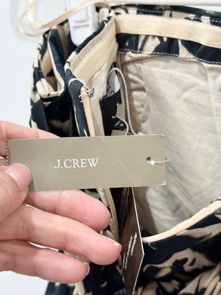 NWT J. Crew Collection Strapless Bow-Back Maxi Dress Black/Cream Women's Size 6