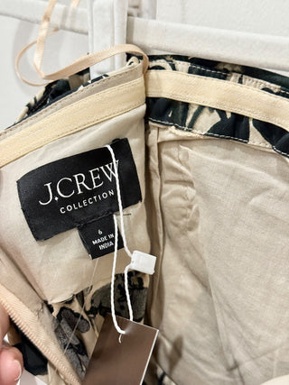 NWT J. Crew Collection Strapless Bow-Back Maxi Dress Black/Cream Women's Size 6