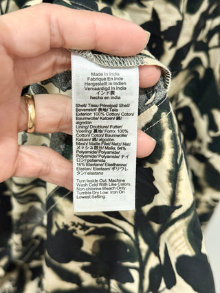 NWT J. Crew Collection Strapless Bow-Back Maxi Dress Black/Cream Women's Size 6