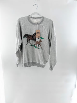 The Great horse graphic soft sweatshirt, 1 / S