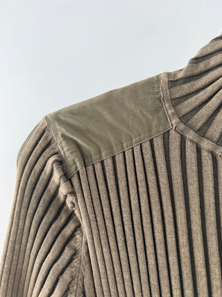 Versace jeans couture Vertical Ribbed Maxi Dress
