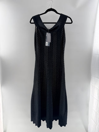 Alexander McQueen Patterned Knit Maxi Dress, L