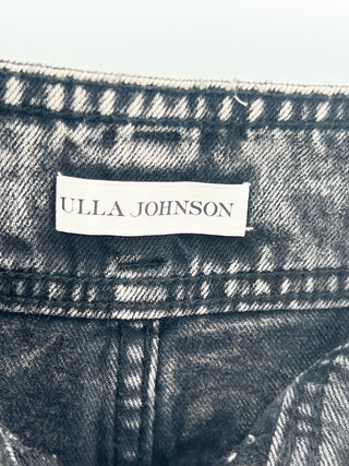 Ulla Johnson acid wash straight jeans, 4