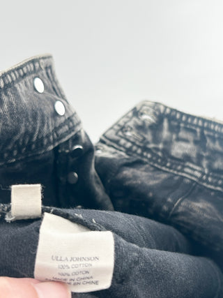 Ulla Johnson acid wash straight jeans, 4