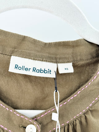 Roller Rabbit boho blouse top, XS - oversized