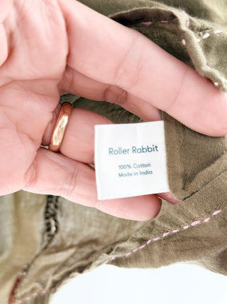 Roller Rabbit boho blouse top, XS - oversized