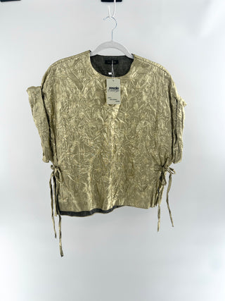 Ms Min metallic textured top, M