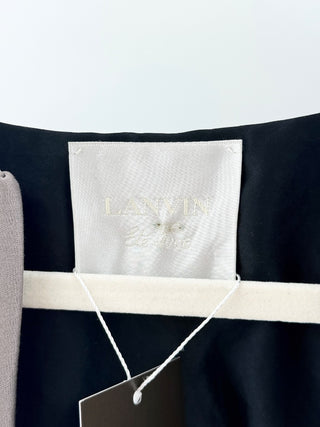 Lanvin Grey Shine Cropped Jacket w/ matching vest, Top M / Bottom M