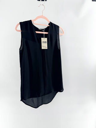 Vince 100% silk sleeveless top, XS