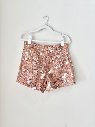 Ulla Johnson brown pattern cotton shorts, 2