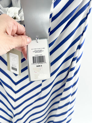 Ralph Lauren purple label striped casual jumpsuit dress, 6
