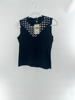 Versace sleeveless knit top, S