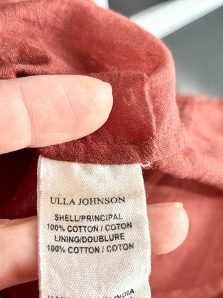 Ulla Johnson brown red pattern set: top and mini skirt, 2