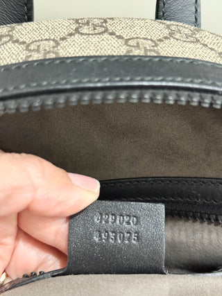 Gucci supreme canvas backpack