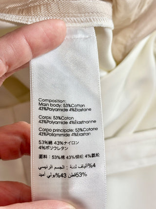 Philip Lim off white shorts, 0