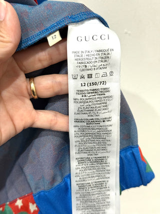 Gucci matching set: zip up sweatshirt and crop pants, 12 y old girl