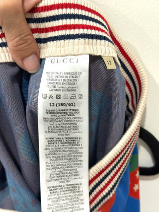 Gucci matching set: zip up sweatshirt and crop pants, 12 y old girl