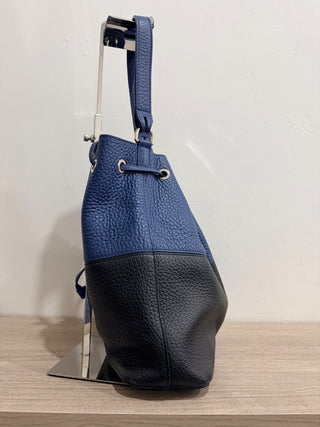 Furla leather two tone bucket bag