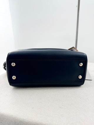 Versace leather medium size medusa bag with 2 straps