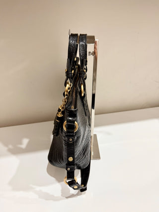 Brahmin horizontal textured leather bag