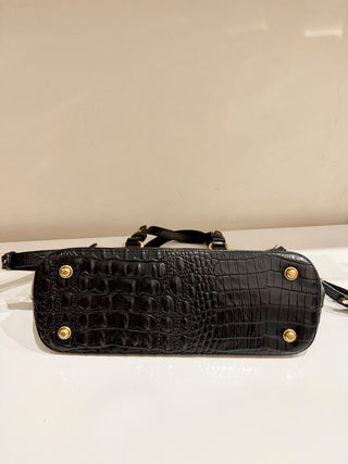 Brahmin horizontal textured leather bag