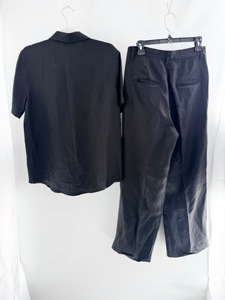 Anine Bing matching set shirt and pants, top XS oversized / bottom 38 FR - US 6