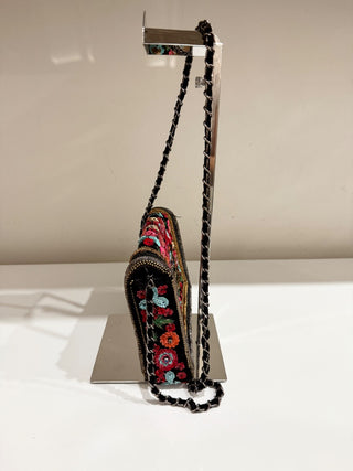 Zara sequin embellished fabric bag