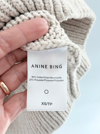 Anine Bing cotton blend sweater vest, XS oversized